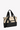 Angled front view of Sherpani Anti-Theft bag, the Eclipse AT in Straw. The bag features a soft green front panel with black accents. This Anti-Theft expandable tote includes security features for safe travels and an adjustable crossbody strap that can convert the Eclipse to a left-handed design. #color_straw