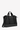 Angled front view of Sherpani Anti-Theft bag, the Boston AT in Carbon. The bag features features a solid black design. This Anti-Theft travel crossbody includes security features for safe travels and an adjustable crossbody strap. #color_carbon