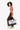 Model carrying the Sherpani Boston AT in Sterling in her left hand, turning her body to the left. #color_sterling
