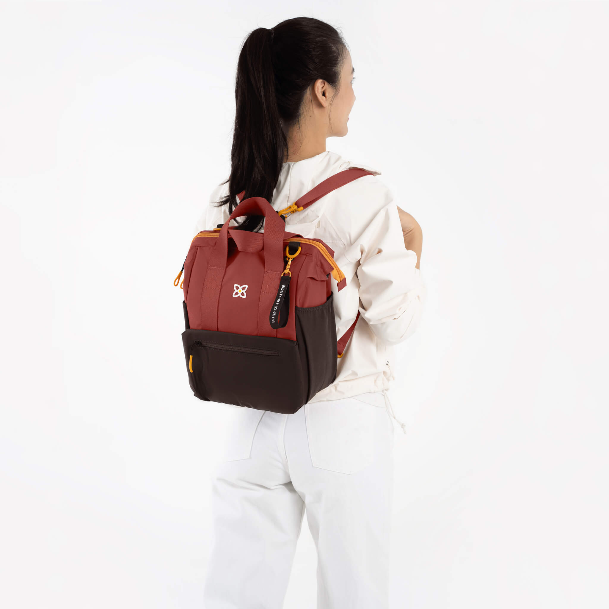ANELLO Two Ways Women's Fashionable Mini Backpack Cross Body Bag Shoulder  Bag