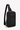 Angled front view of Sherpani mini sling backpack, the Metro in Carbon. This Anti-Theft sling includes security features for safe travels and an adjustable crossbody strap that can convert the Metro to a left-handed design. #color_carbon-metal-metal
