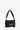 Angled front view of Sherpani's purse, the Skye in Chromatic. The bag is black with yellow and blue accents. There is an external zipper compartment with an easy-pull zipper. There is a branded Sherpani keychain clipped to the upper right corner. The bag has a detachable short strap and a longer detachable/adjustable crossbody strap. #color_chromatic
