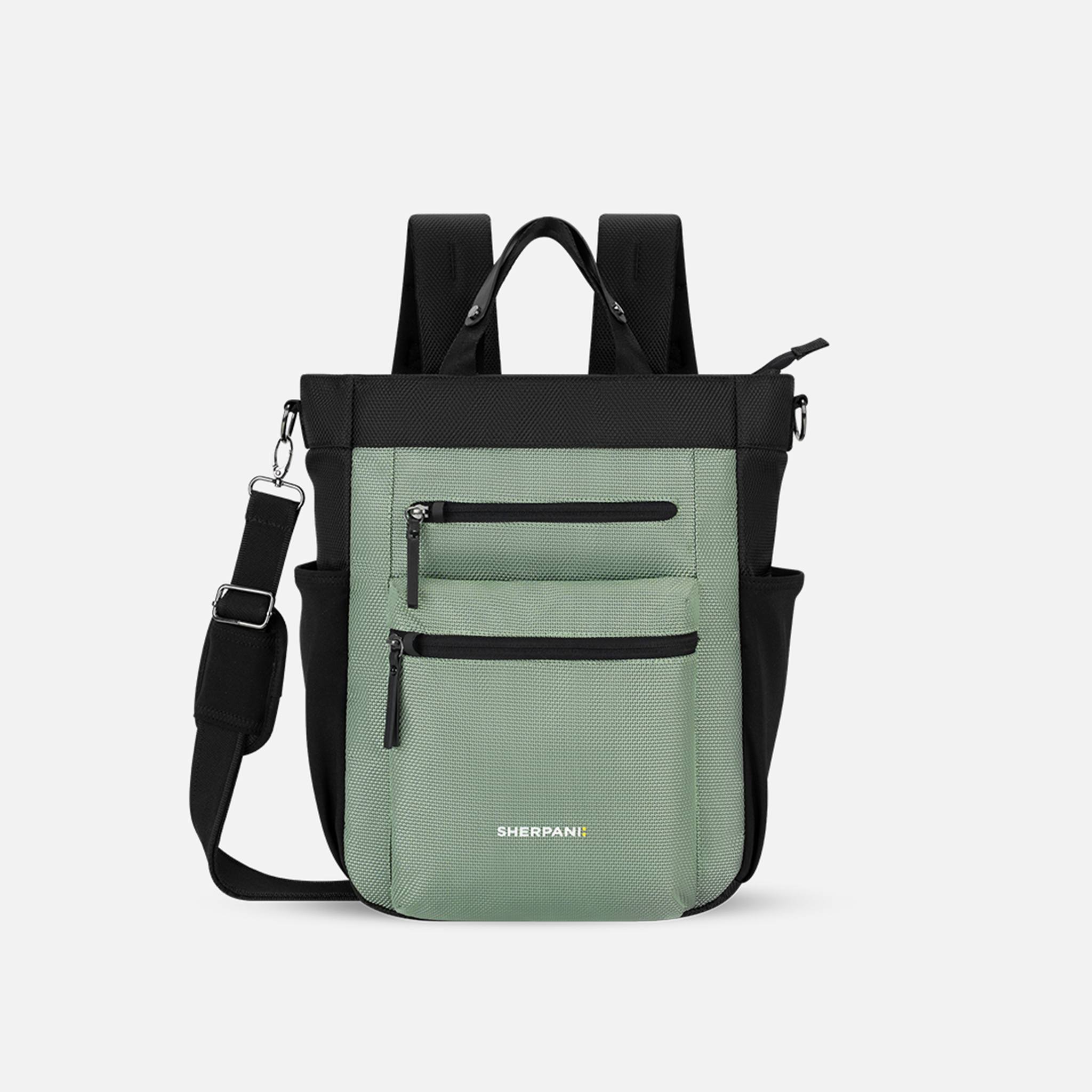 Green Anti-Theft Convertible Travel Bag| Sherpani Soleil AT