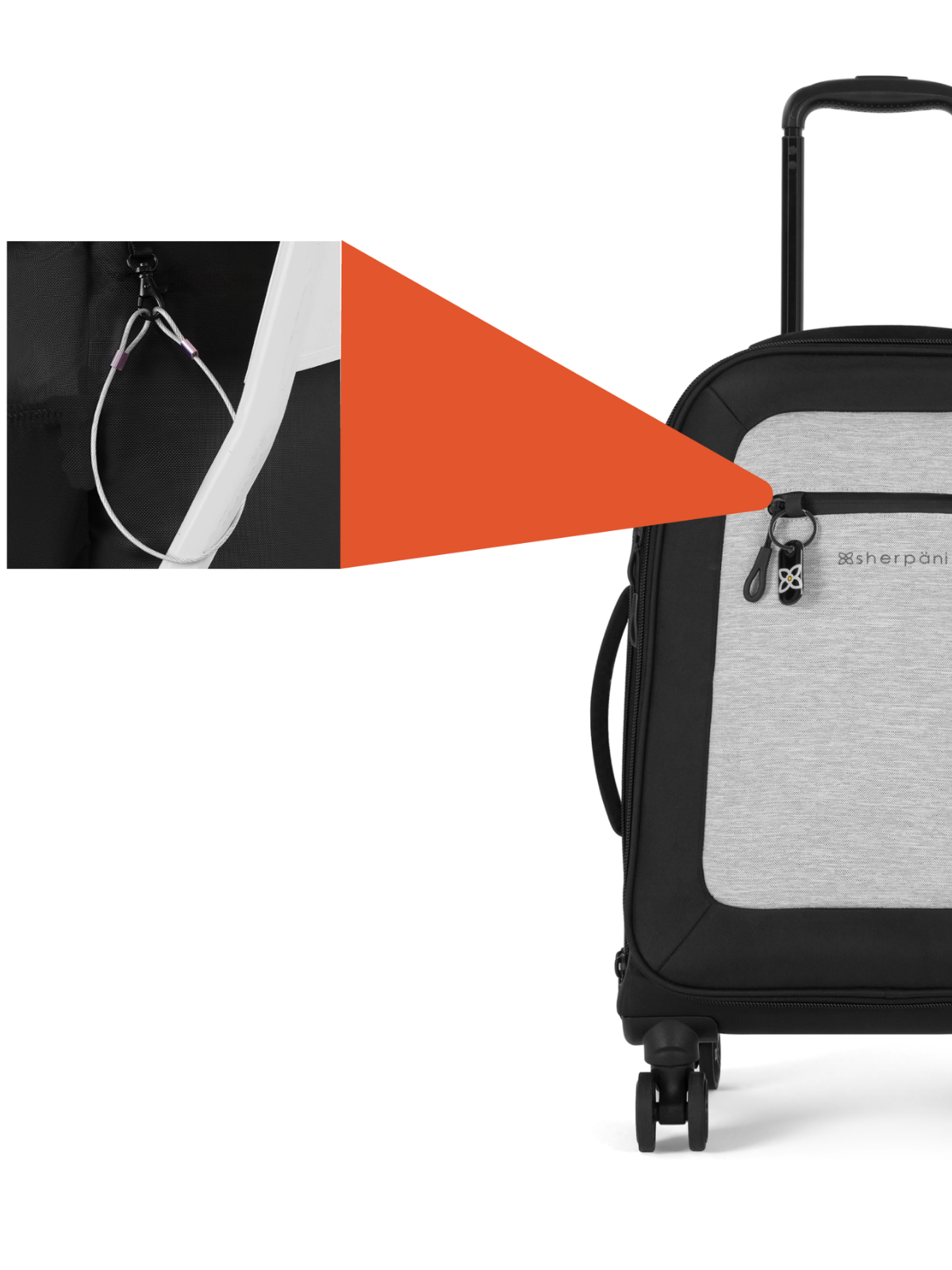 Sherpani Latitude Anti Theft 22 Inch Soft Sided Carry On Luggage