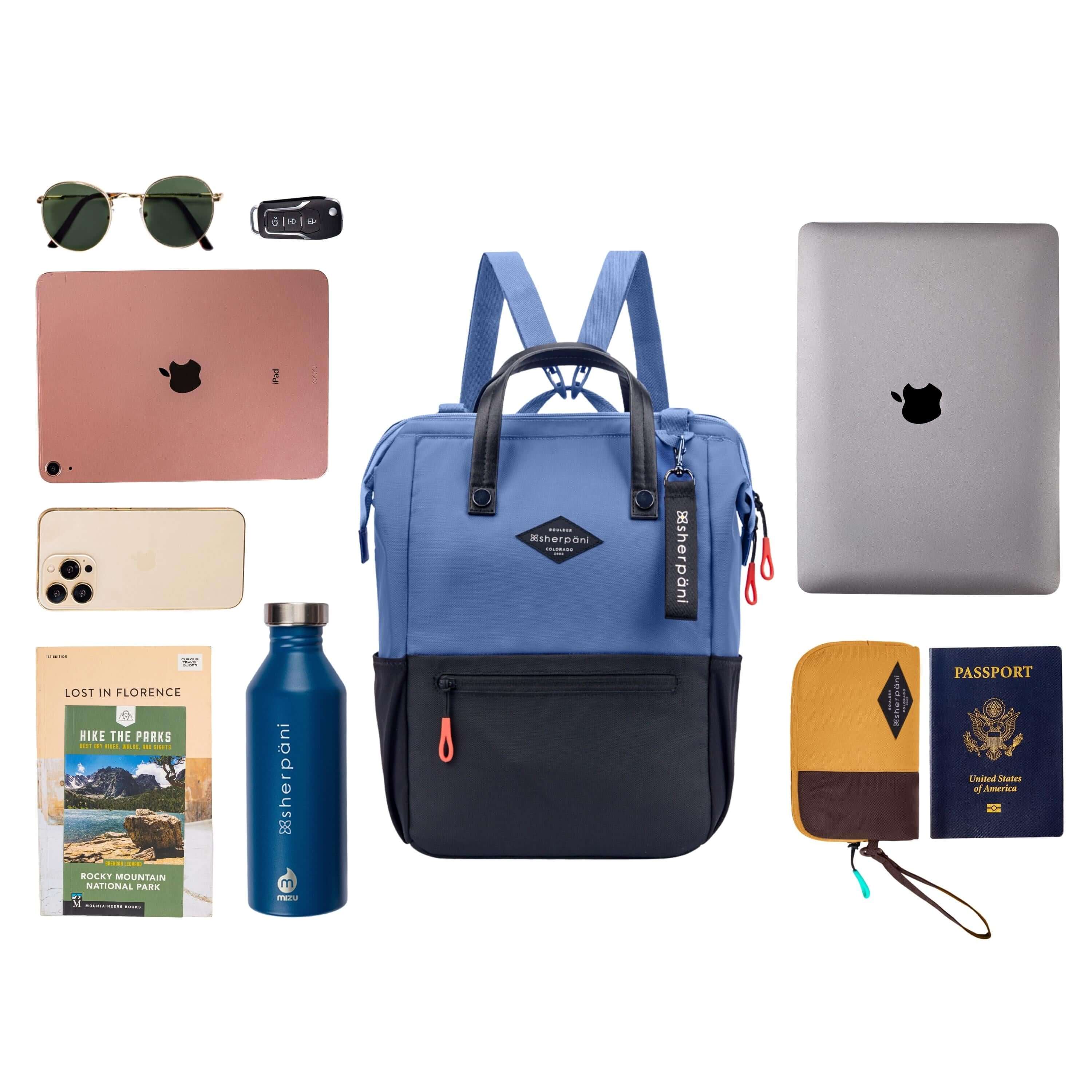 Sherpani | Dispatch | Convertible Backpack & Crossbody Pacific Blue