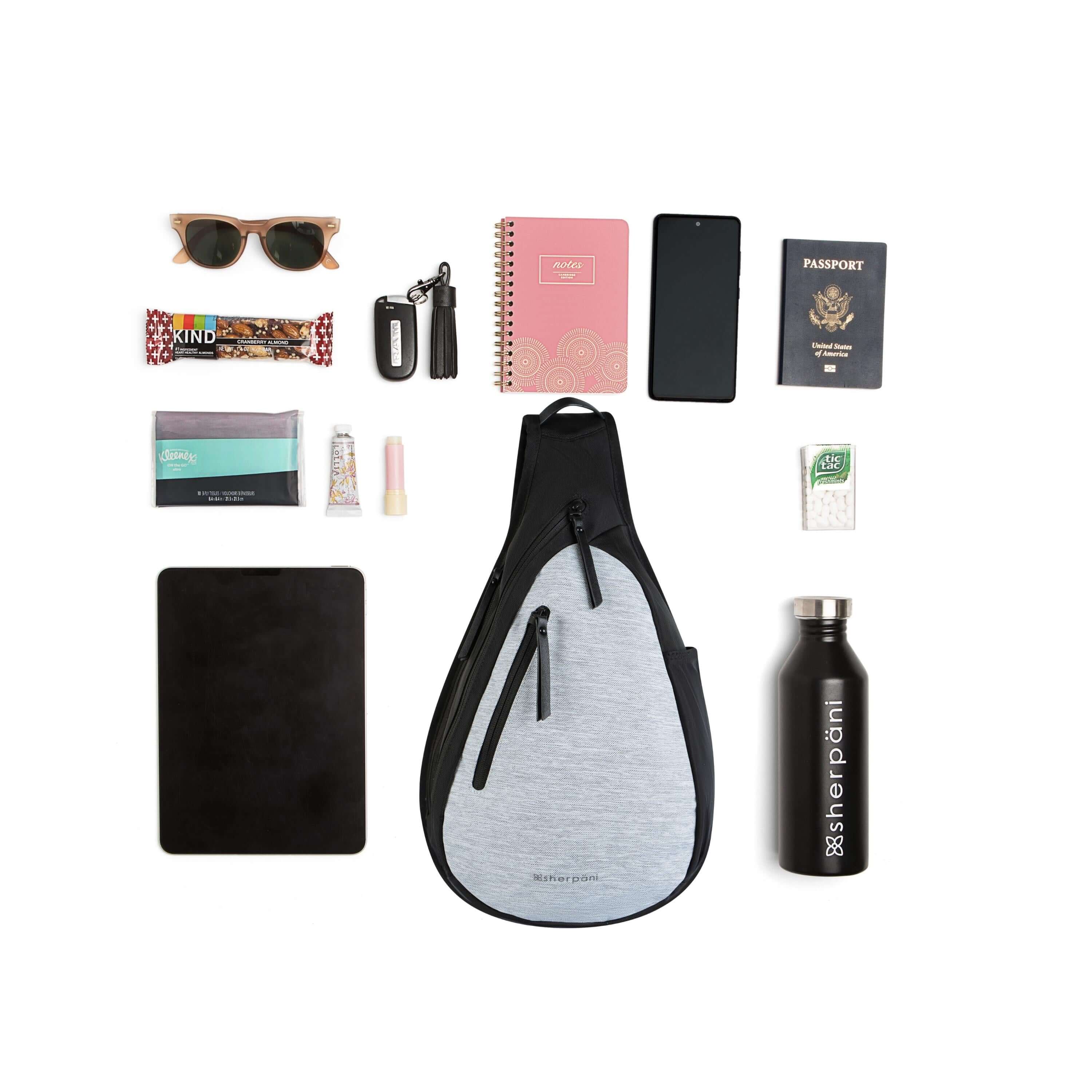 Inspire Bags Black Sling Bag SNOWY BLACK Travel Sling bag for Men Women  Crossbody bag BLACK - Price in India | Flipkart.com
