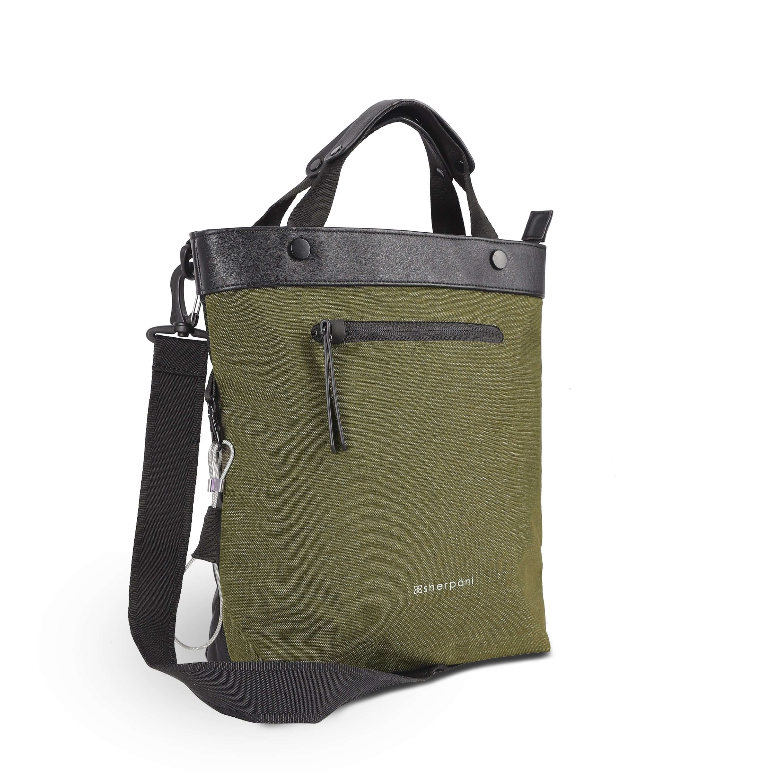 Crossbody Bag, Canvas and Vegan Leather Bag
