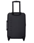 Back view of Sherpani hard-shell luggage the Meridian. Part of Sherpani Travel Carry-on Bundle in Classic Black.
