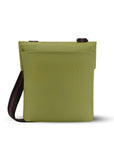 Back view of Sherpani crossbody, the Pica in Cactus. The back of the bag features an external pouch.