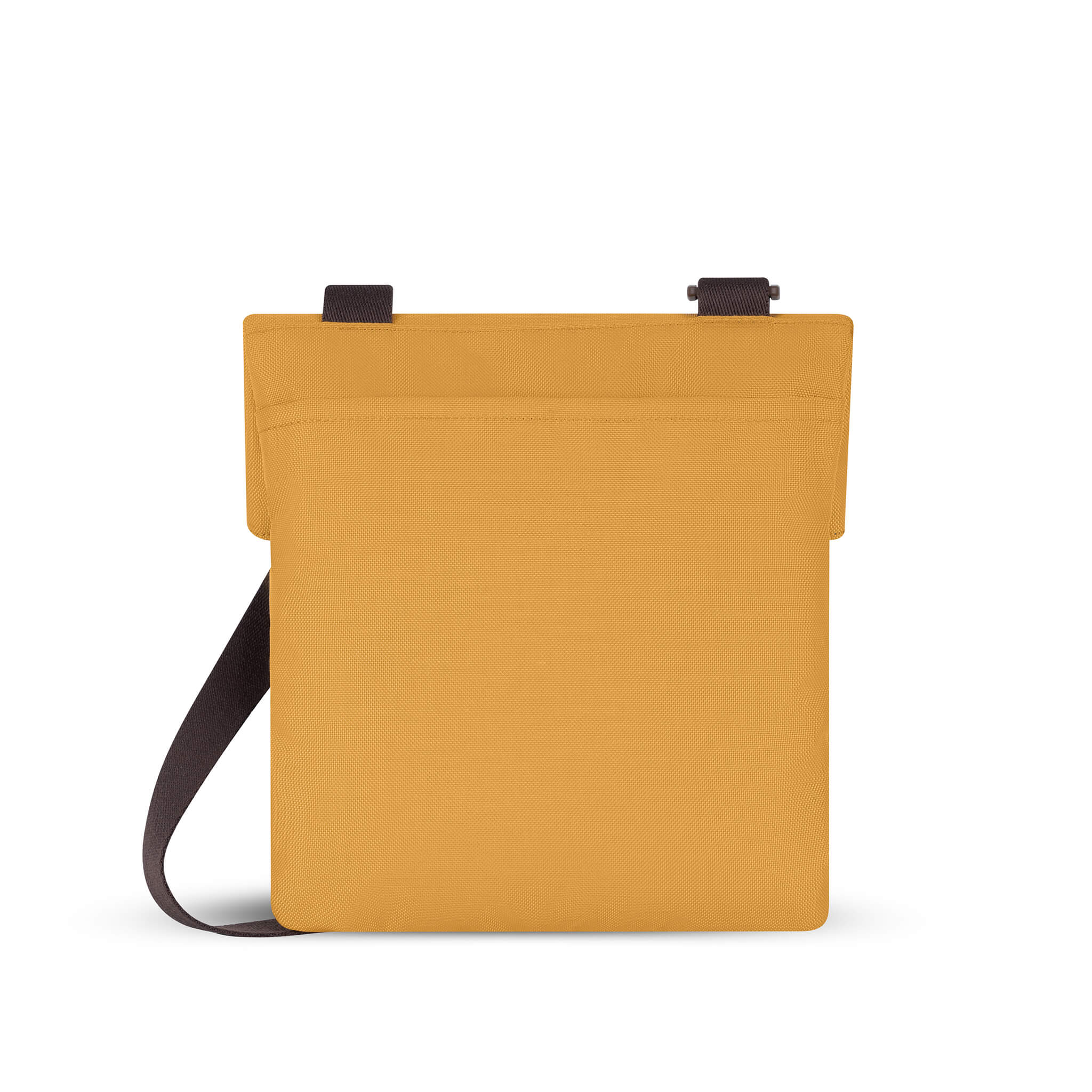Off-White Nylon Zipped Flap Bag - Yellow