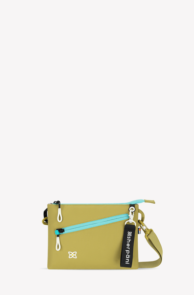 ★TOUT Y EST★ Cream Vegan Sherpa Puppy Cube Crossbody 3976E Vegan Sherpa Camden Mini Messenger - Kedzie