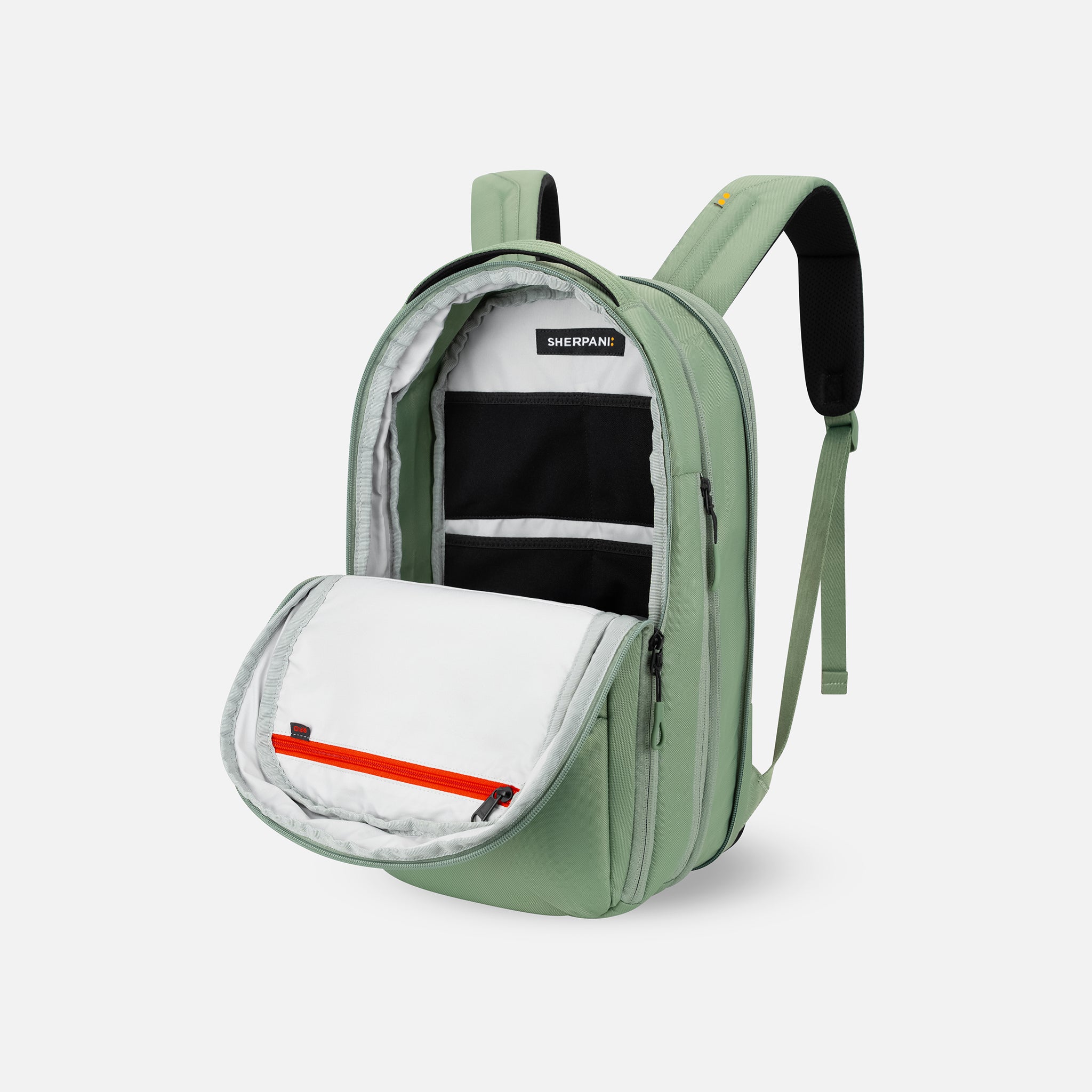 Camden Pro | Ultimate Backpack - Olivine Green – Sherpani Camden Pro | Ultimate Backpack - Olivine Green – Sherpani