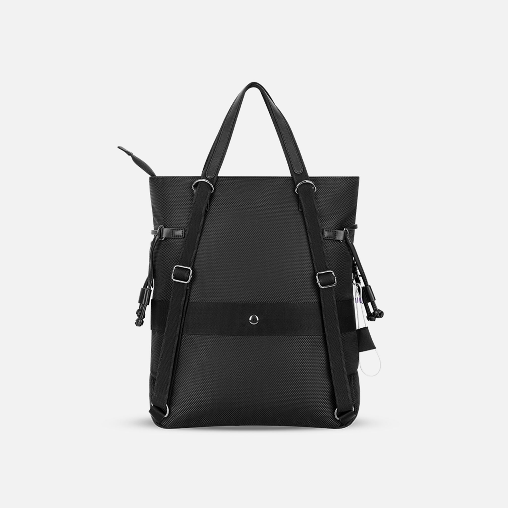 black leather tote backpack Convertible Travel Tote to Backpack | Tempest Tote