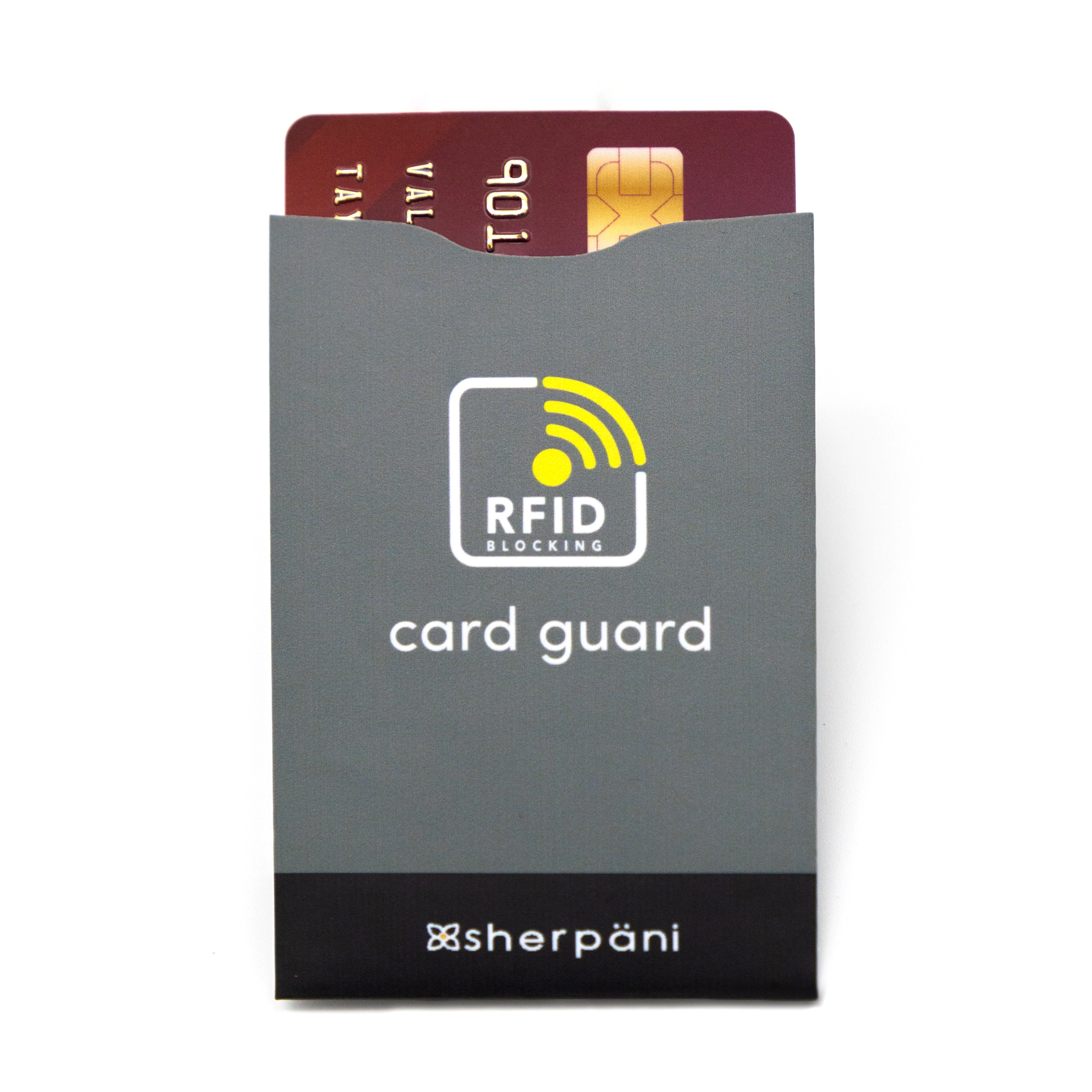 valonic Custodia RFID Blocker – 6 pezzi – Certificazione TÜV – Plastica –  Trasparente – Custodia NFC – Custodia per carte di
