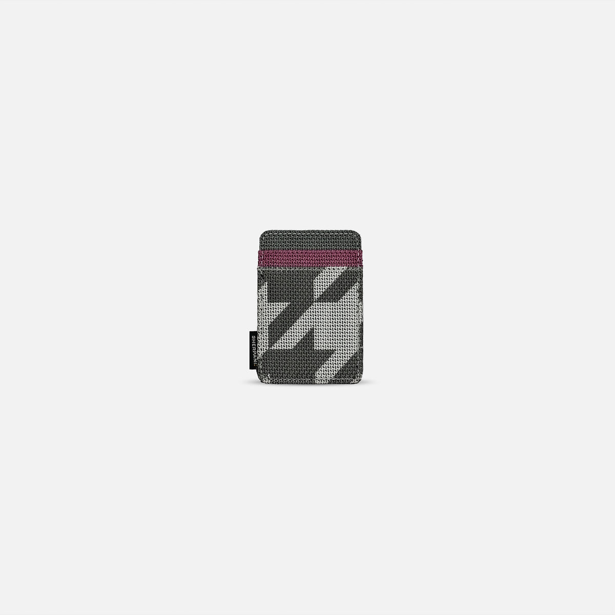 Porter Credit Card Sleeve Wallet Houndstooth Print