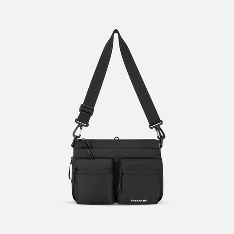 Chromatic Black RFID Crossbody Bag| Sherpani Ceara