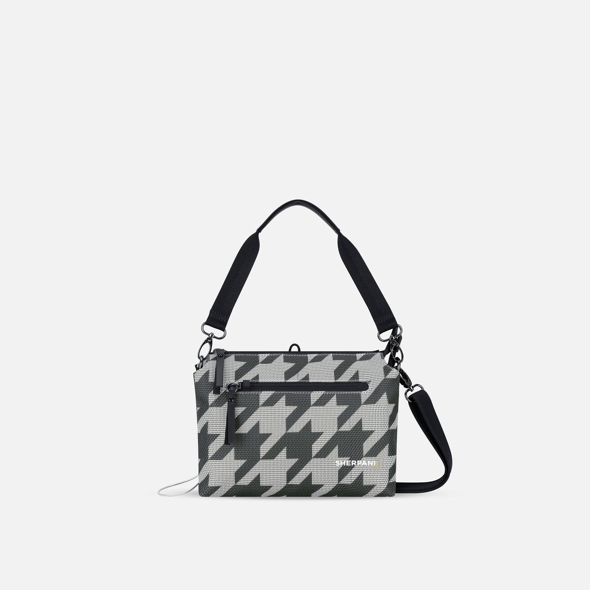 Mei AT Travel Trio Crossbody Houndstooth Print