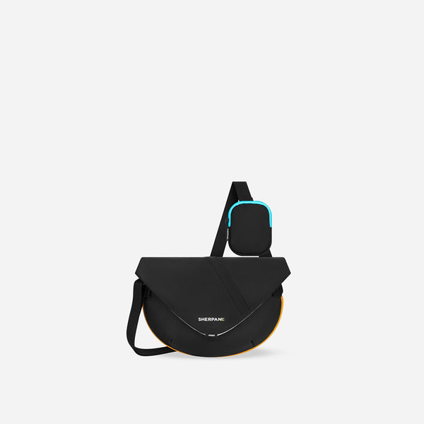 Chromatic Black RFID Mini Crossbody Bag | Sherpani Milli