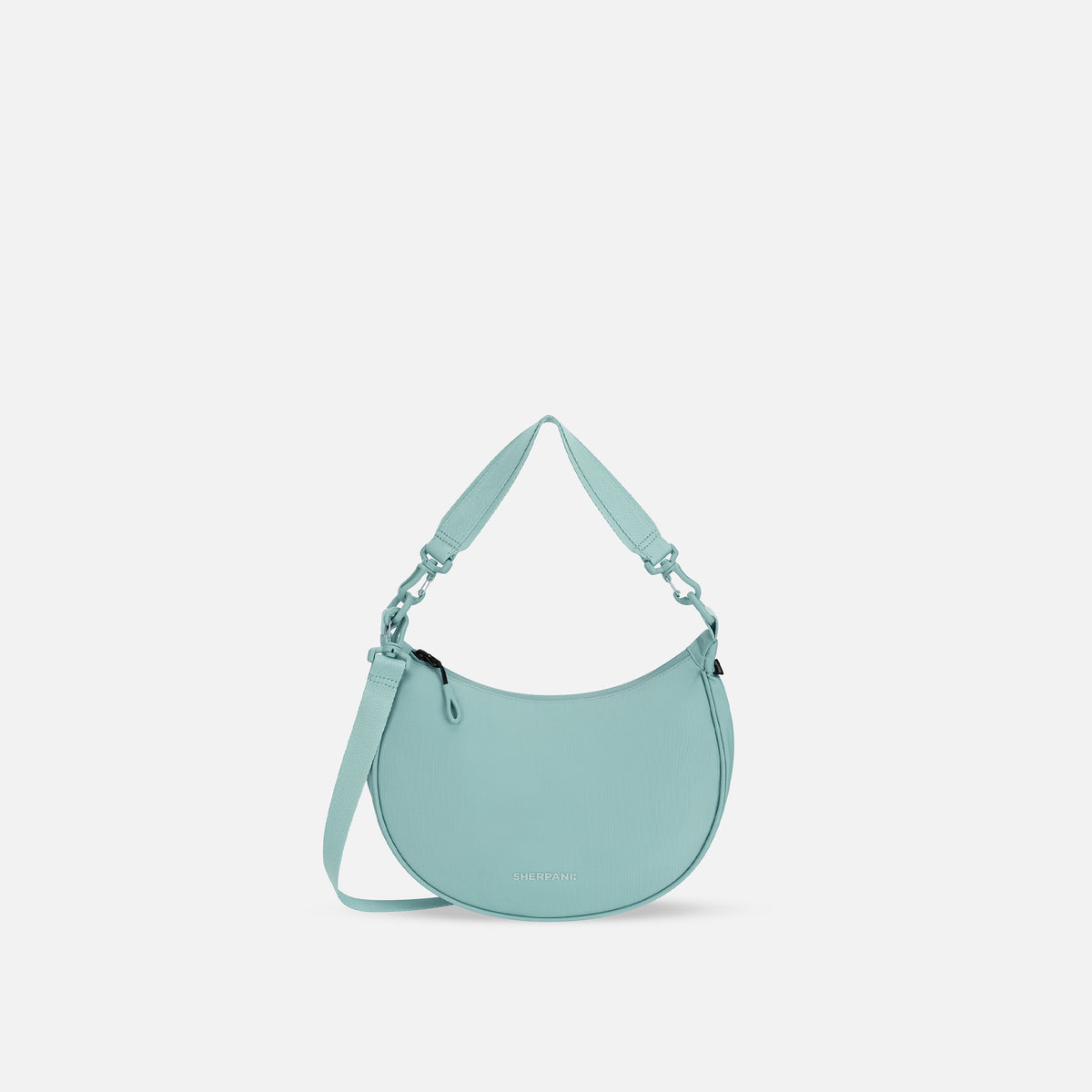 Blue Medium Crescent Crossbody Bag| Sherpani Mina