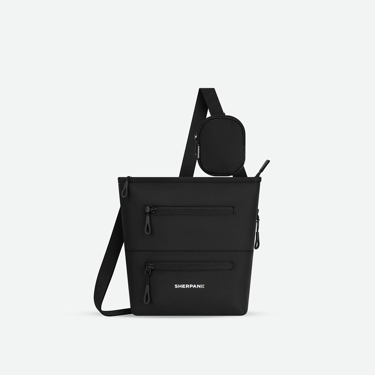 Raven Black Everyday RFID Crossbody Bag| Sherpani Sadie