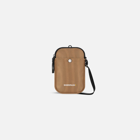 Sand Tan Travel Crossbody Wallet | Sherpani Simplicity AT
