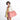 Woman wearing a Sherpani Jaunt Desert Pink Garment Duffle by the crossbody strap against white backdrop #color_desert-pink