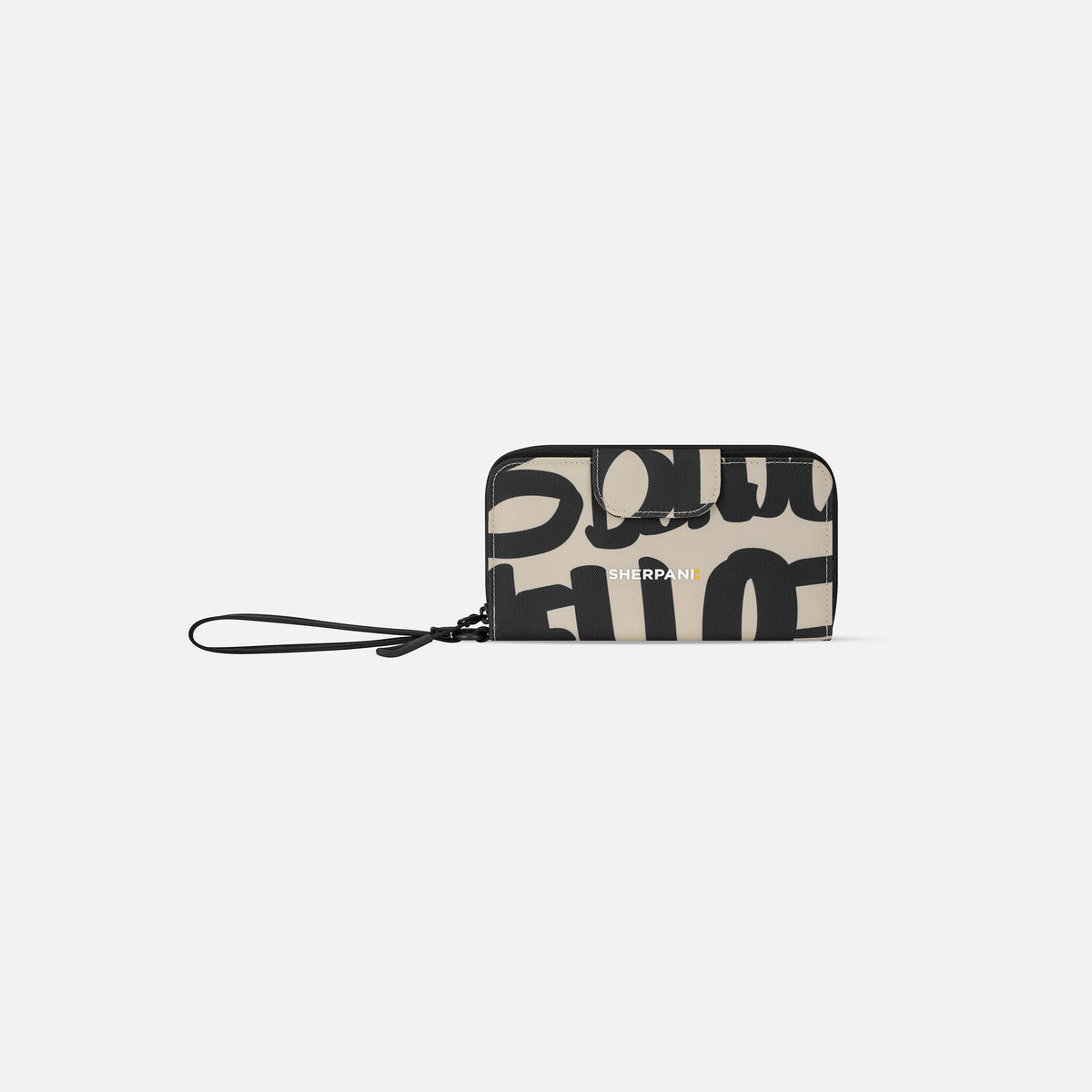 Chromatic Black RFID Long Wallet Wristlet| Sherpani Tulum